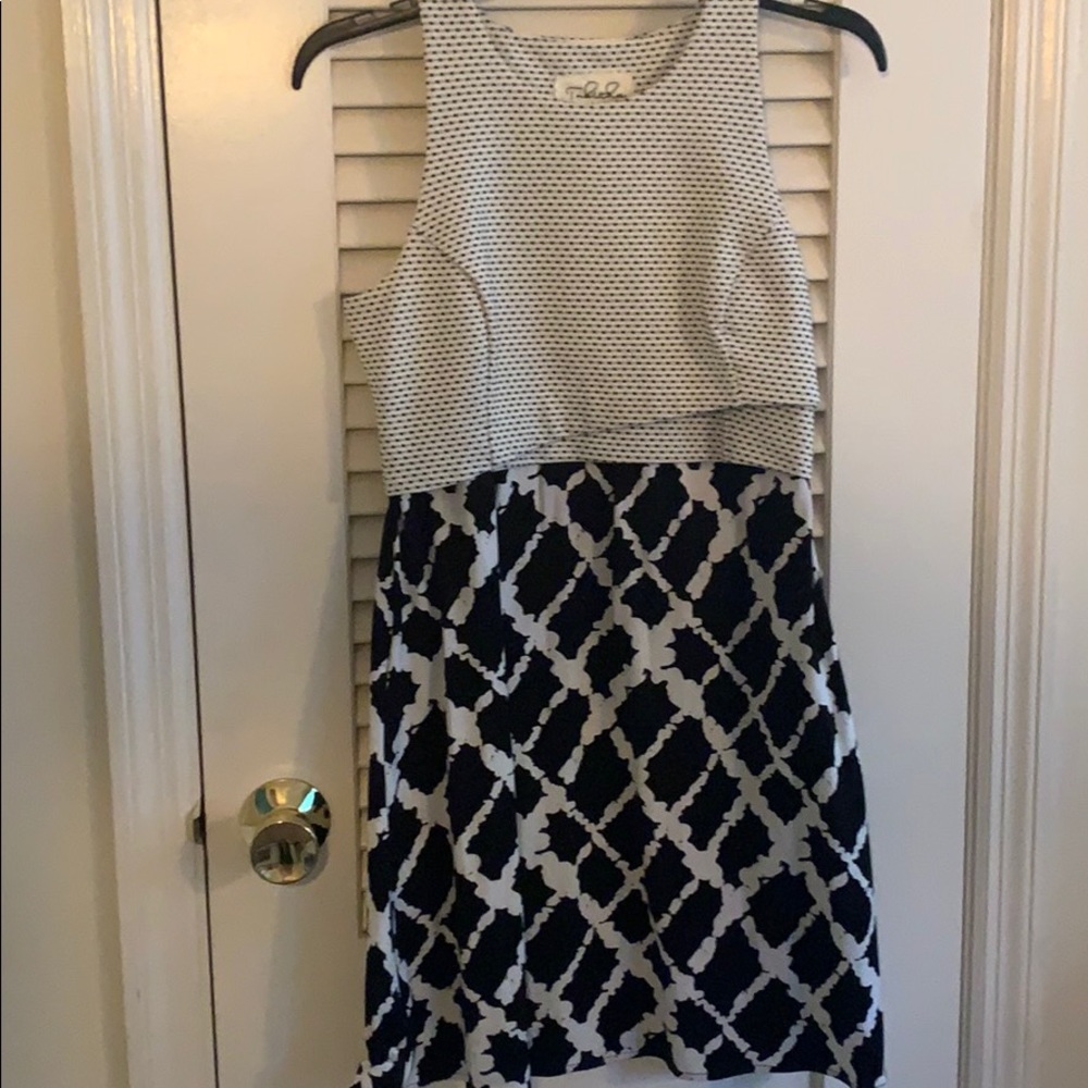 Anthropologie Mixed Media Shift Dress